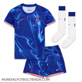 Camiseta Chelsea Enzo Fernandez #8 Primera Equipación Replica 2024-25 para niños mangas cortas (+ Pantalones cortos)